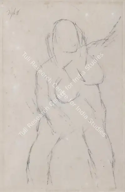 Tyeb Mehta (Artist), Untitled, 1988, Drawing