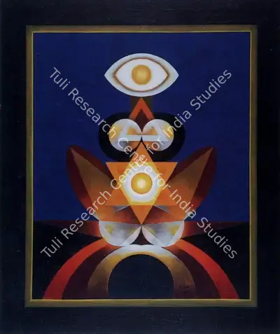 Santosh, G.R. (Artist). Untitled. Oil on canvas, 1978 | Painting | FineArts | 00371304