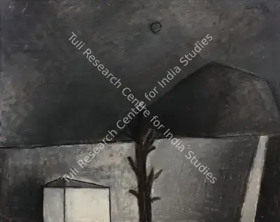 Padamsee, Akbar (Artist). Landscape, 1956 | Painting, So.NeY/16.03.21, 2021 · Sotheby's