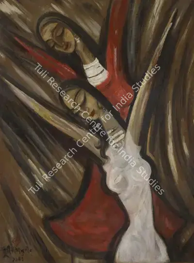 Sudhir Khastgir (Artist), Untitled, 1957, Painting