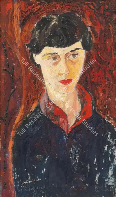 Krishen Khanna (Artist), Untitled (Patricia), 1954, Painting