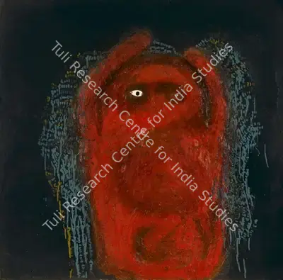 Bhupen Khakhar (Artist), Hanuman, 1960, Painting