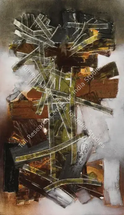 Shanti Dave (Artist), Untitled, 1961, Painting