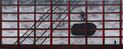 Vibha Galhotra (Artist), Horizons Vs Verticals, 2007, Painting
