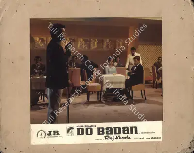V.N. Reddy (Cinematographer), Do Badan, 1966, Photographic Still Mounted on Lobby Card