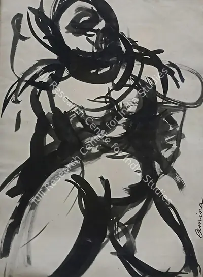 Amina Kar (Artist), Untitled (Nude), Drawing