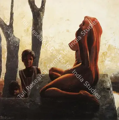 Bikash Bhattacharjee (Artist), Untitled, 1997, Painting