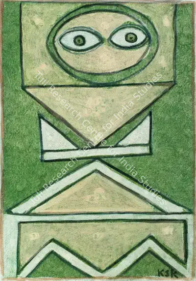 K.S. Kulkarni (Artist), Untitled, 1977, Painting