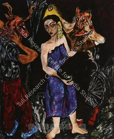Rodwittiya, Rekha (Artist). In The Illusion The Only Thing, n.d. | Drawing, So.NeY/29.03.06, 2006 · Sotheby's