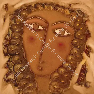S.G. Vasudev (Artist), She, 2006, Painting