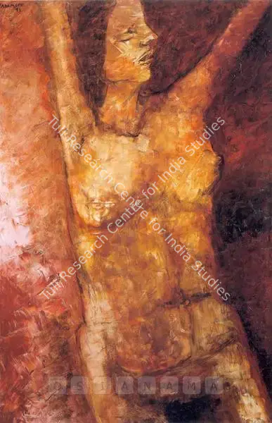 Padamsee, Akbar (Artist). Nude. Oil on canvas, 1993 | Painting | FineArts | 00599586
