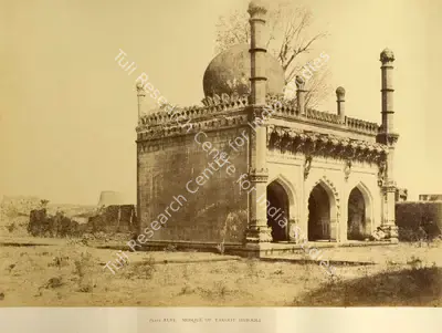 Colonel Thomas Biggs (Photographer), Mosque of Yakoot Dabooli, Bijapur, 1855, Antiquarian Photograph