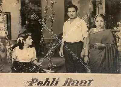 A.A. Nadiadwala (Producer), Pehli Raat, 1959, Lobby Card