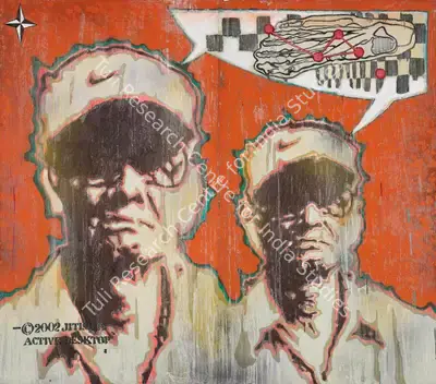 Jitish Kallat (Artist), Active Desktop, 2002, Painting