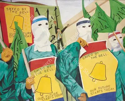 Shibu Natesan (Artist), Linkage I, 1997, Painting