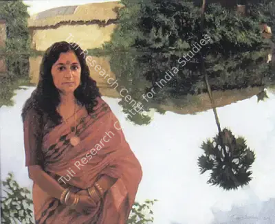 Sanjay Bhattacharya (Artist), Proud Seller of Plot No. 5 - Site for a housing complex, Painting