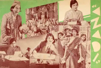 R. Sharma (Director), Azadi, 1935, Handbill