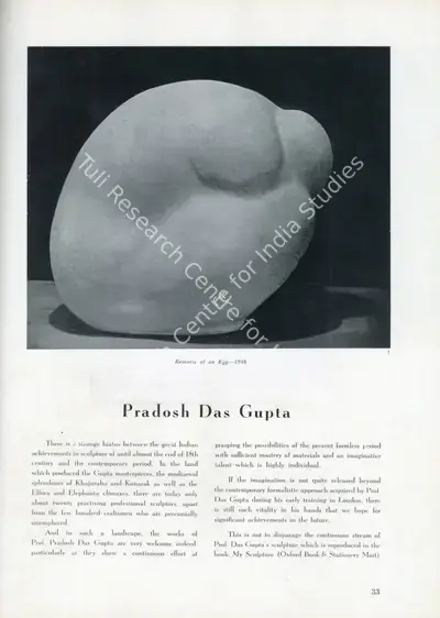 M.R. A. (Essayist), Pradosh Das Gupta, 1956, Essay