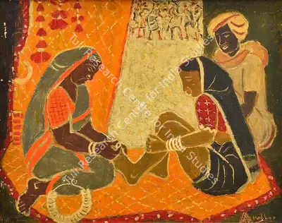 K.K. Hebbar (Artist), Untitled, 1951, Painting