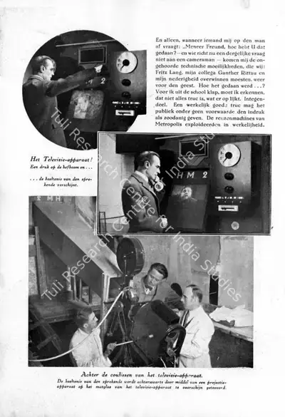 Erich Pommer (Producer), Metropolis, 1927, Film Programme