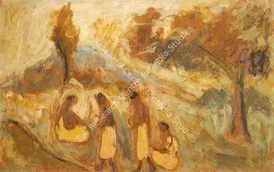 Ivan Peries (Artist), Before Gethsamani, Painting