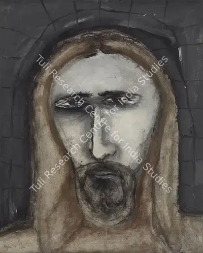 Manu Parekh (Artist), Head, 2000, Painting