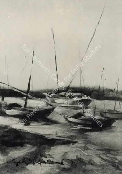 Govind Madhav Solegaonkar (Artist), Seascape, Painting