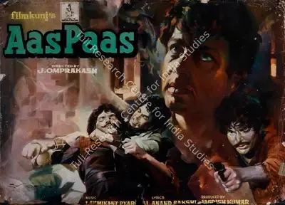 Jagdish Kumar (Producer), Aas Paas, 1980, Lobby Card