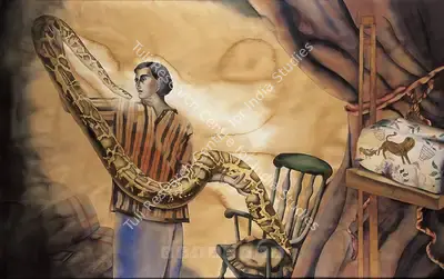 Anju Dodiya (Artist), In Custody, 1999, Painting