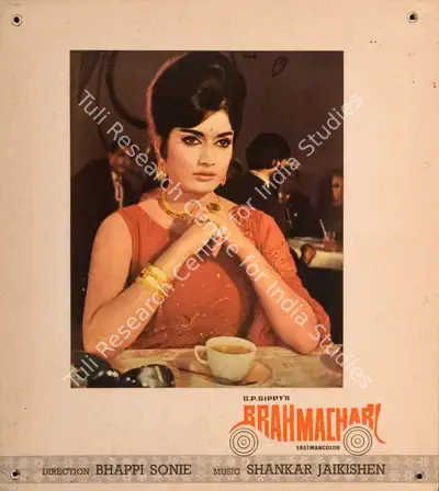 Taru Dutt (Cinematographer), Brahmachari, 1968, Photographic Still Mounted on Lobby Card