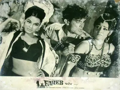 Om Prakash Sharma (Producer), Fareb, 1968, Lobby Card