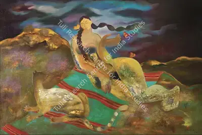 J. M. S. Mani (Artist), Untitled, 1986, Painting