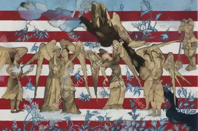Shahzia Sikander (Artist), Utopia 2, 2003, Painting