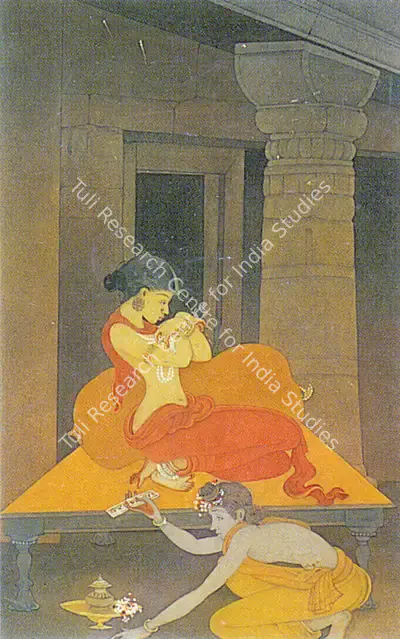 Majumdar, Kshitindranath (Artist). Narad Muni, n.d. | Painting, So.Lon/17.06.99