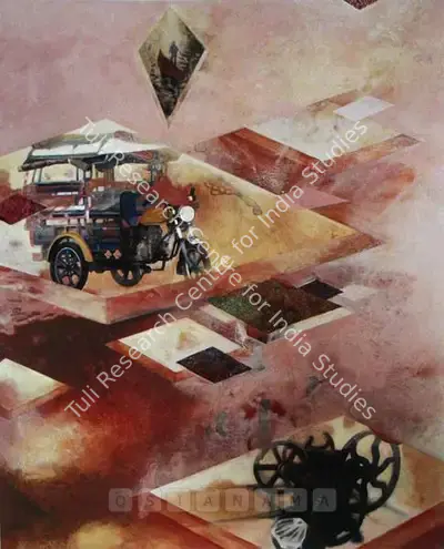 Arunanshu Chowdhury (Artist), Untitled, Painting
