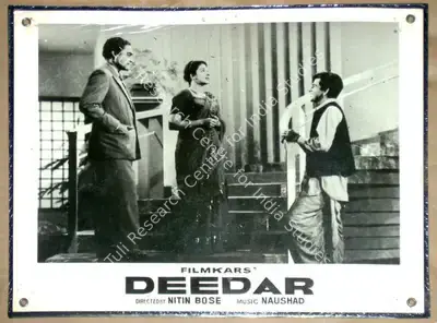 Nitin Bose (Cinematographer), Deedar, 1951, Lobby Card