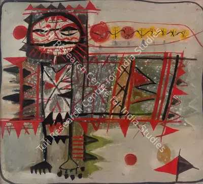 Sen, Sunil Madhav (Artist). Untitled (Lankeswar), n.d. | Painting, Pr.Mum/15.07.25, 2025 · Prinseps