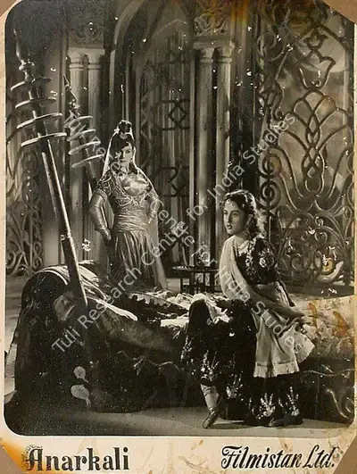 Nandlal Jashwantlal (Director), Anarkali, 1953, Lobby Card