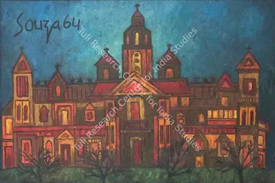 F.N. Souza (Artist), Untitled, 1964, Painting