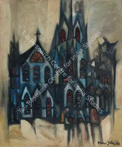 Akkitham Narayanan (Artist), Untitled, 1966, Painting
