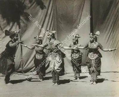 Unknown (Photographer), Panchatantra, a ballet by Little Ballet Troupe, 1952, Contemporary Photograph