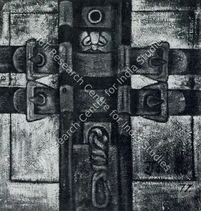 Satish Gujral (Artist), The Prisoner, 1977, Painting