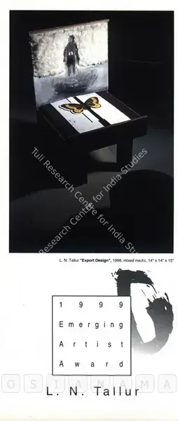 L.N. Tallur (Artist), L. N. Tallur, 1999, Solo Exhibition Invitation