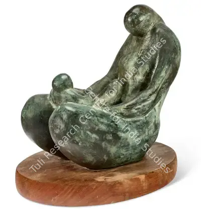Prodosh Dasgupta (Artist), Cradle, 1950, Sculpture