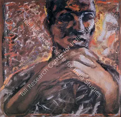 Anupam Sud (Artist), Pensive, 1990, Painting