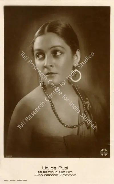 Werner Brandes (Cinematographer), The Indian Tomb, Part I: The Mission of the Yoghi, 1921, Postcard