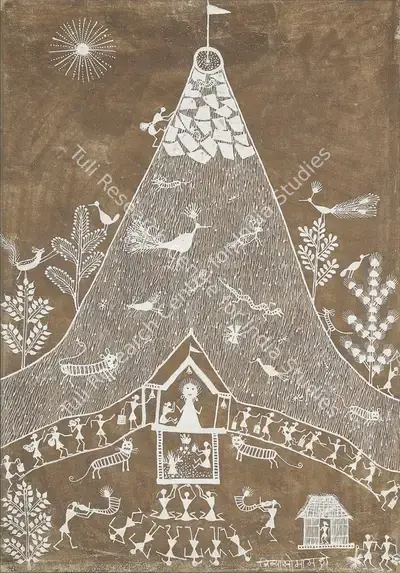 Jivya Soma Mashe (Artist), Mahalakshmi Gadh, Painting