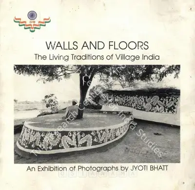 Jyoti Bhatt (Artist), Walls and Floors, 1997, Solo Exhibition Invitation