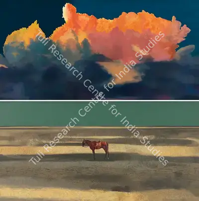 Nataraj Sharma (Artist), Vapi Horse, 2004, Painting