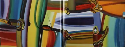 Bose Krishnamachari (Artist), Stretched Bodies, 2006, Painting